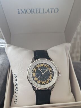 Morellato Zodiac Dial Leather Strap Watch